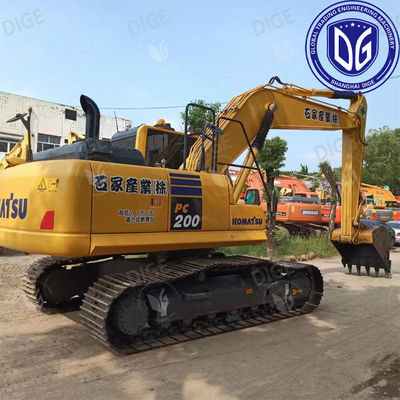 PC200 Used Komatsu Excavator 20 Ton Japanese Used Medium Hydraulic Crawler Excavator