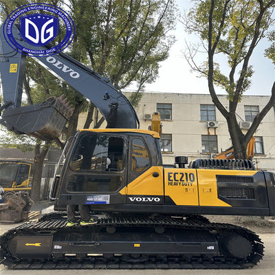 Used Volvo EC210 21Ton Crawler Excavator 92%New Good Performance And Quality