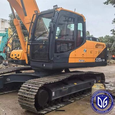 R220 22 Ton Used Hyundai Excavator With High Adaptability And All-terrain