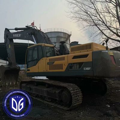 Used Volvo EC480 48Ton Crawler Excavator Large Construction Equipment In Good Condition