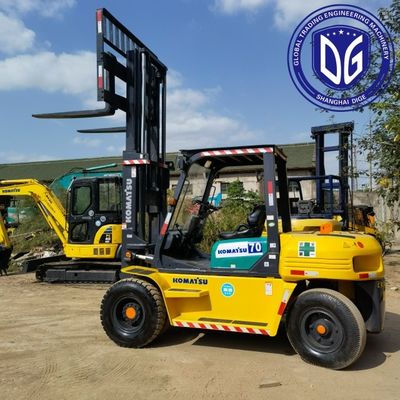 7 Ton Used Komatsu Forklift Mechanical Engine Style