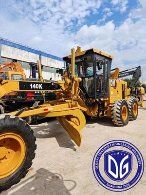 140k Caterpillar Used Grader Powerful Hydraulic Machine