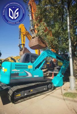 Maneuverable Sk75 Used Kobelco 7.5 Ton Excavator Versatile For Construction