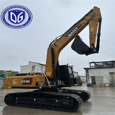 Used Sany SY215 21.5Ton Crawler Excavator With Low Fuel Consumption Engine