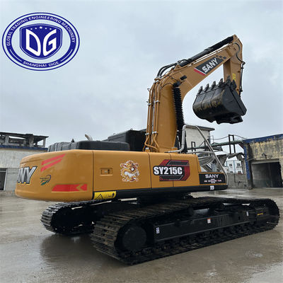 Used Sany SY215 21.5Ton Crawler Excavator With Low Fuel Consumption Engine