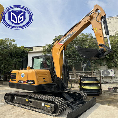 Sany Sy55C Used 5.5 Ton Excavator With Quick-start engine system and bright screen