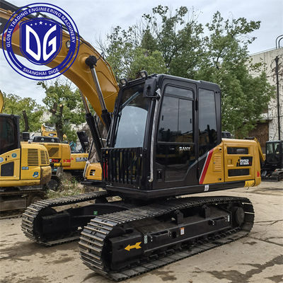 Used Sany SY135 13.5 Ton Hydraulic Excavator Multiple Operating Mode Selection