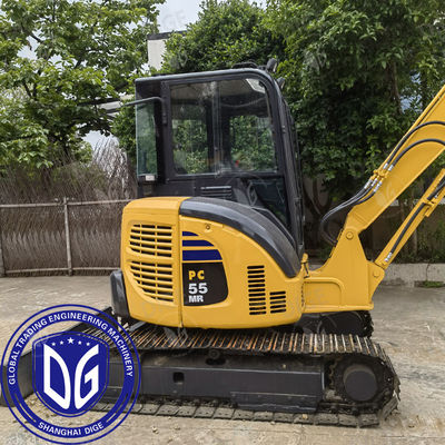 Hydraulic Komatsu PC55 Excavator 4D88E-6 Engine Model And Durable Construction For Heavy Work