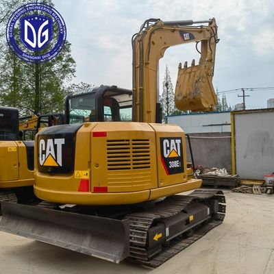 Advanced hydraulics for precision 308E2 Used caterpillar 8ton excavator