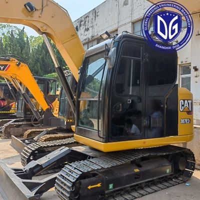 Efficient Material Handling Capabilities 307E2 Used Caterpillar Excavator 7 Ton