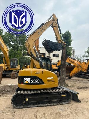 308C Used Cat Machines 8 Ton Excavator Adaptability To Various Terrains