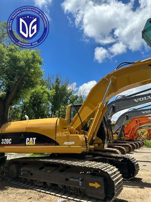 High Torque Engine 320C Used Caterpillar 20t Excavator With Good Hydraulic System