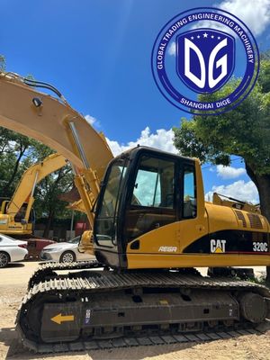 High Torque Engine 320C Used Caterpillar 20t Excavator With Good Hydraulic System