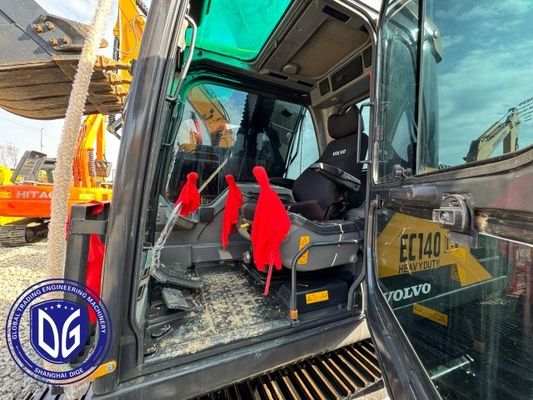 Ec140 14 Ton Used Volvo Excavator Long Lasting Undercarriage Hydraulic Machine