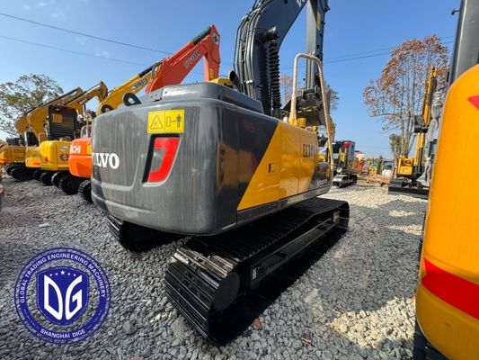 Ec140 14 Ton Used Volvo Excavator Long Lasting Undercarriage Hydraulic Machine