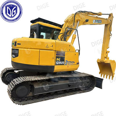 Advanced operating control system USED PC128US excavator , Reliable safety system