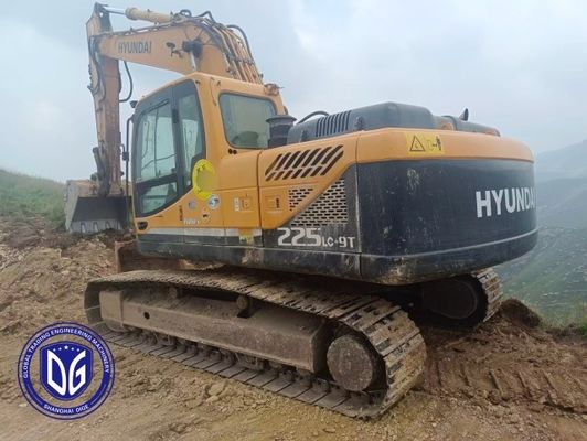 20 Ton Excavator Used Hyundai Model 225LC-9T Wheel Excavator With Good Condition