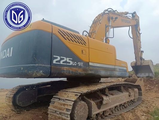 R225LC-9T Used Hyundai Excavator 22.5 Ton Hyundai Hydraulic Excavator