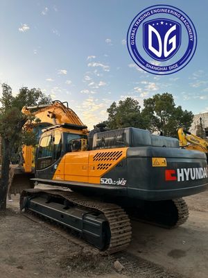 R520LC-9Vs Used Hyundai Hydraulic Excavator With Efficient Cooling Fan System