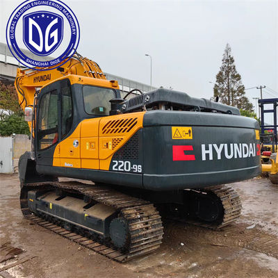 Used Hyundai 22 Ton Excavator 220LC-9S Hydraulic Crawler Excavator