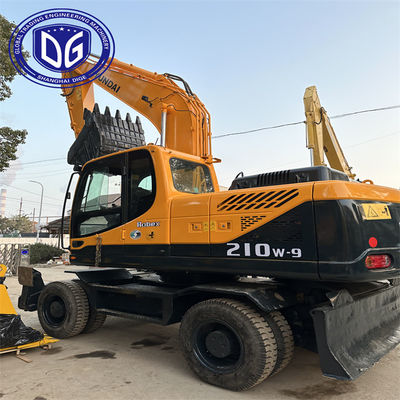 Used Hyundai Wheel Excavator Model 210W-9 Original With Durable Materials