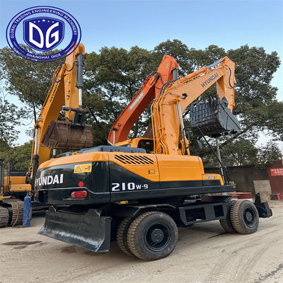 Used Hyundai Wheel Excavator Model 210W-9 Original With Durable Materials