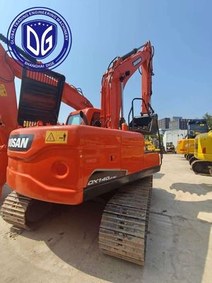 Compact-designed DX140 Used Doosan Excavator Cost-effective，Automated control