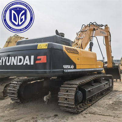 Original R485LVS Used Hyundai Excavator Used Crawler Excavator Working Condition
