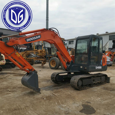 User-friendly operation DH55 Used Doosan Excavator 5.5t Professionally maintained