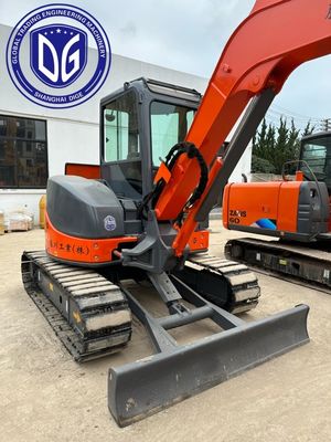 Adjustable seat design ZX50U 5 Ton Used Hitachi Excavator With Efficient braking system