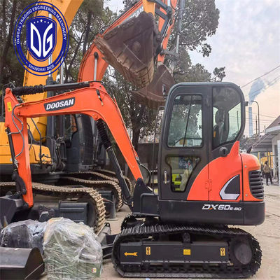 Doosan DX60E-9C Used Mini Excavator Hydraulic Crawler