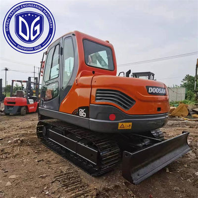 DX80 8 Tons Used Doosan Excavator Hydraulic Excavator Machine