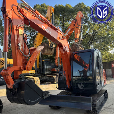 Gently Used ZX60 6 Ton Used Hitachi Excavator With High Quality Components