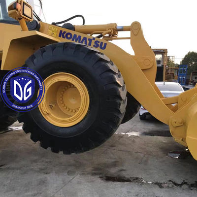 Original Komatsu WA470-6 Used Loader Anti Slip Tracks And Efficient Cooling System