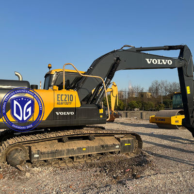 Used Volvo EC210 21Ton Hydraulic Crawler Excavator Almost New High Quality
