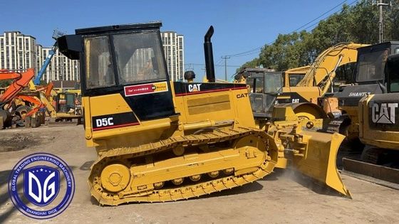 D5C Used Caterpillar Dozer Hydraulic Bulldozer With Wonderful Power