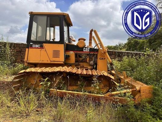 Original Used Caterpillar CAT D3C Bulldozer With Efficient Fuel Consumption