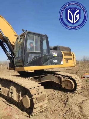 Trench Digger 340D2L Used Caterpillar Excavator 40 Ton Time Tested Earth Handler Excavator