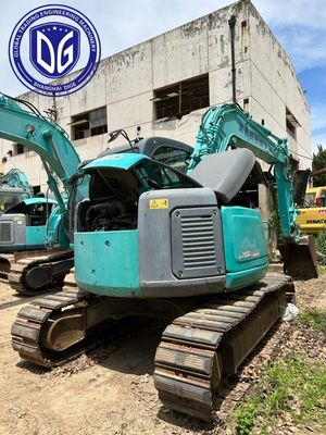 Maneuverable Sk75SR Used Kobelco 7.5 Ton Excavator Versatile For Construction