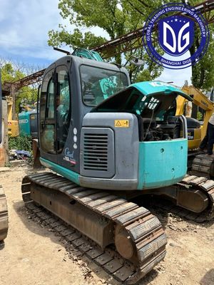 Maneuverable Sk75SR Used Kobelco 7.5 Ton Excavator Versatile For Construction