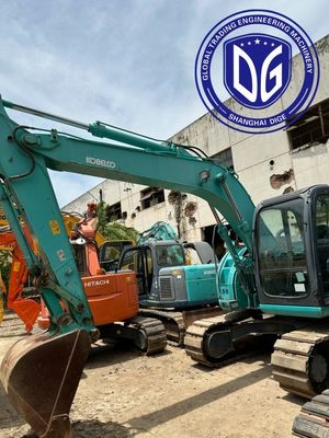 Flexible Sk125SR Used Kobelco Excavator 12.5 Ton Powerful Versatile For Construction