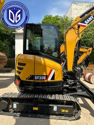 Used Sany SY35 3 Ton Excavator Small Crawler Excavator Almost New Compact Design