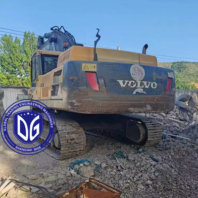 Original Used Volvo EC480 48Ton Crawler Excavator Noise Reduction Technology
