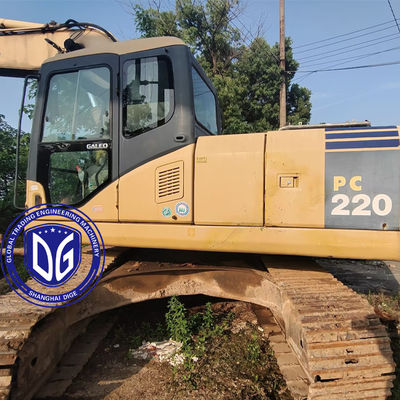 Original 22 Ton Komatsu Excavator PC220-7 Origin From Japan Ergonomic Controls
