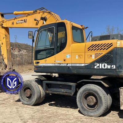 Used Hyundai Wheel Excavator Model 210W-9 Original and In Good Condition On Sale
