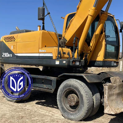 Used Hyundai Wheel Excavator Model 210W-9 Original and In Good Condition On Sale