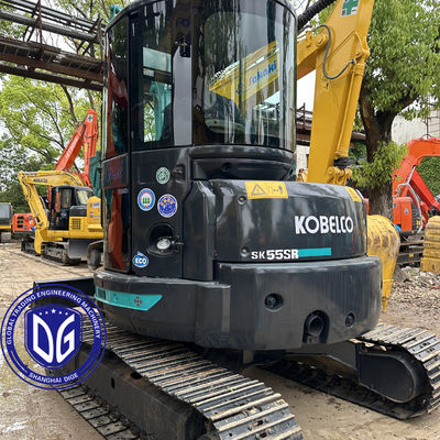 Gently Used Kobelco SK55 5.5 Ton Crawler Excavator Responsive Controls