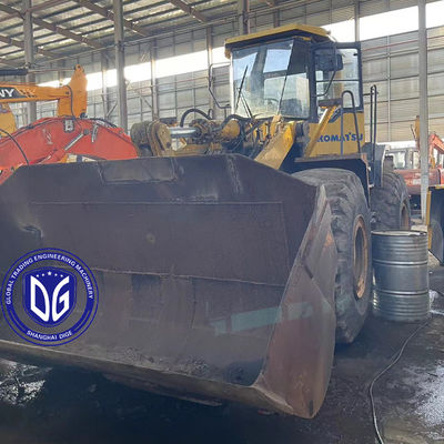 Original Komatsu WA470-6 Used Loader Anti Slip Tracks And Efficient Cooling System
