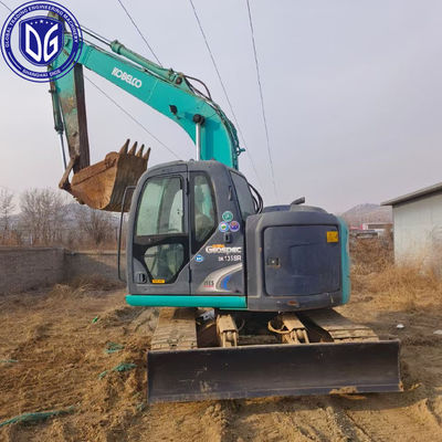 Used Kobelco SK135 13.5Ton Crawler Excavator Original Condition Heavy Load Handling