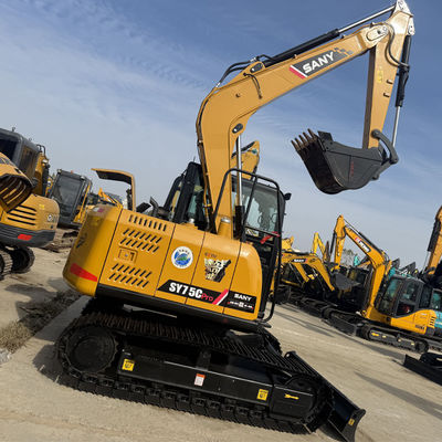 7.5Ton China Brand Excavator Sany SY75 Used Excavator For Sale Sany Construction Equipment